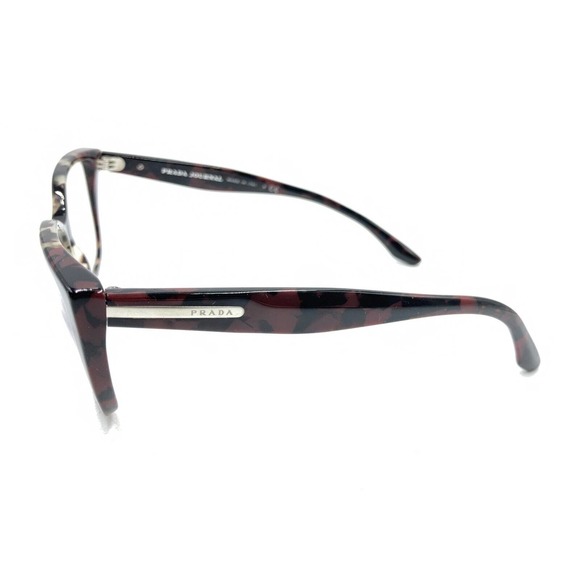 Prada VPR 08T U6K-1O1 Brown Red Tan Marble Eyeglasses Frames 53-16 140 Italy - Picture 7 of 12